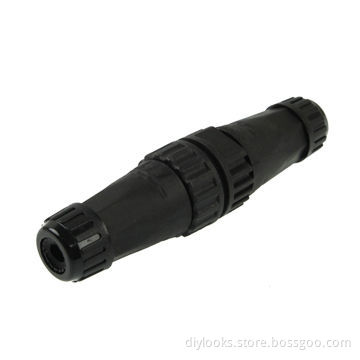 IP68 Shielded 3-pin M22 Waterproof Connector, 6.5-8.5mm Cable Diameter, Sized 105 x 27mm